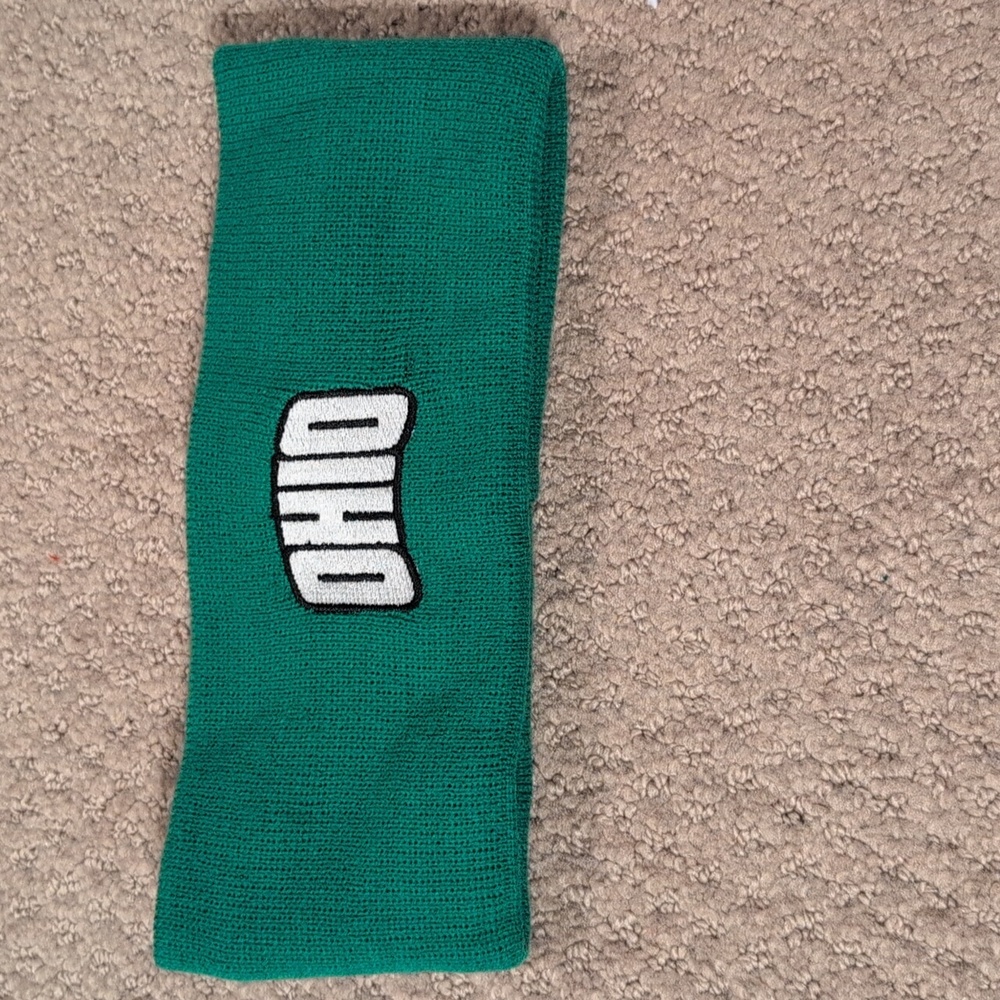 Ohio Bobcats Green Headband NWOT